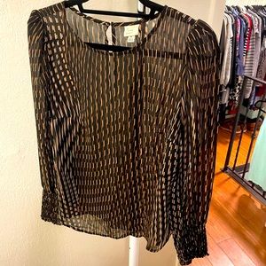 A New Day Women’s Casual Blouse with Long Sleeves